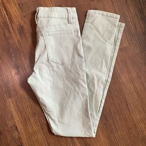 Royalty For Me Sage Green Skinny Jeans
